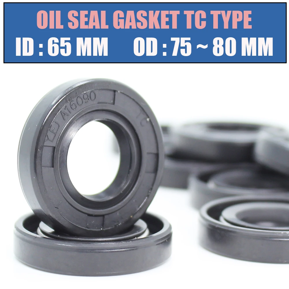 ID 65mm Oil Seal Gasket TC Type Inner 65*75/78/80/82/85/88 mm 1PC NBR Skeleton Seals Nitrile Covered Double Lip With Garter
ID 65mm Oil Seal Gasket TC Type Inner 65*75/78/80/82/85/88 mm 1PC NBR Skeleton Seals Nitrile Covered Double Lip With Garter