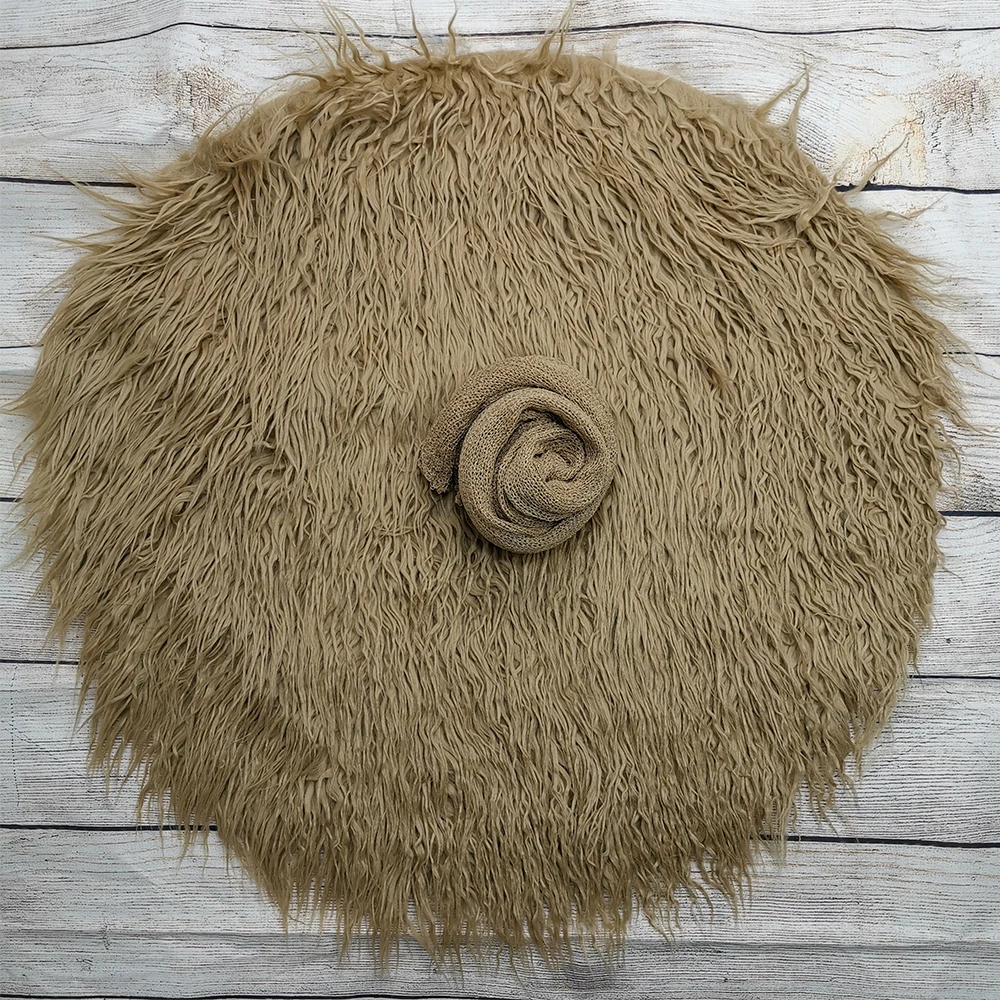 Комплект из искусственного меха диаметром = 60 см, с мягким длинным ворсом покрывало для фото дюйма, эластичная вязаная повязка 140 х30 см, аксессуары для фотосъемки новорожденных 
Комплект из искусственного меха диаметром = 60 см, с мягким длинным ворсом покрывало для фото дюйма, эластичная вязаная повязка 140 х30 см, аксессуары для фотосъемки новорожденных