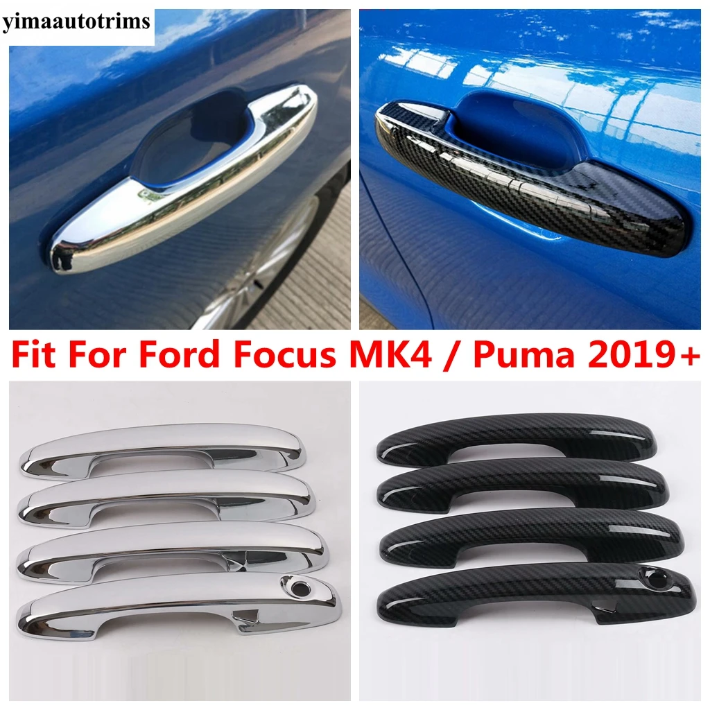 Car Door Handle Frame Decoration Cover Trim For Ford Focus MK4 / Puma 2019 - 2022 ABS Chrome / Carbon Fiber Accessories Exterior
Car Door Handle Frame Decoration Cover Trim For Ford Focus MK4 / Puma 2019 - 2022 ABS Chrome / Carbon Fiber Accessories Exterior
