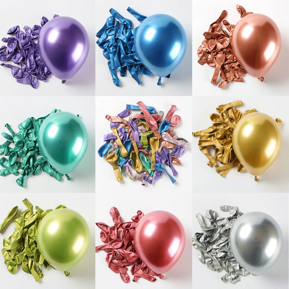 20/30/50pcs 5inch Chrome Metallic Latex Balloons Baby Shower Gold Silver Metal Birthday Party Globos Wedding Decorations
20/30/50pcs 5inch Chrome Metallic Latex Balloons Baby Shower Gold Silver Metal Birthday Party Globos Wedding Decorations