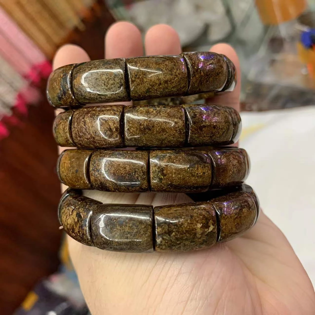 Natural Bronzite Stone Beads Bracelet Diy Gemstone Jewelry Bangle For Woman For Gift Wholesale !
Natural Bronzite Stone Beads Bracelet Diy Gemstone Jewelry Bangle For Woman For Gift Wholesale !