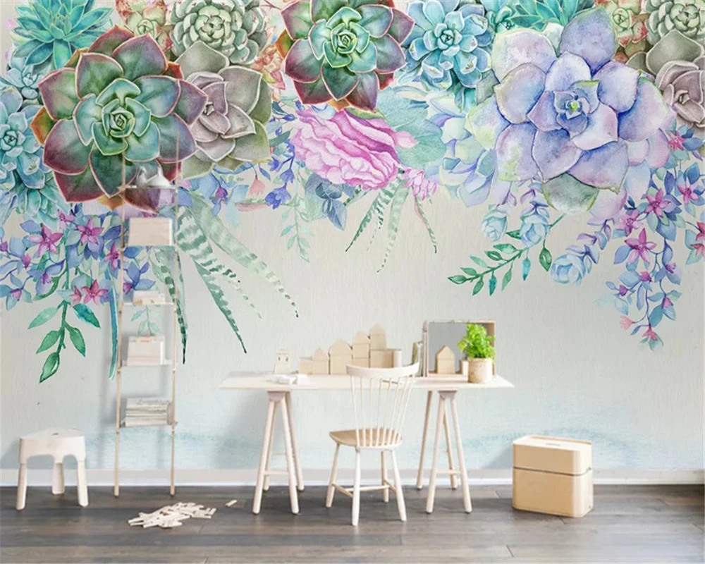 WELLYU 3D Custom classic silky wall paper Nordic simple 3D succulent flower style stereo background papel de parede 3d wallpaper
WELLYU 3D Custom classic silky wall paper Nordic simple 3D succulent flower style stereo background papel de parede 3d wallpaper