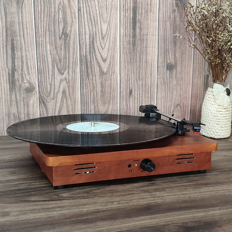 New vinyl record player entry retro phonograph small flat plate old antique record player turntable with bluetooth
New vinyl record player entry retro phonograph small flat plate old antique record player turntable with bluetooth