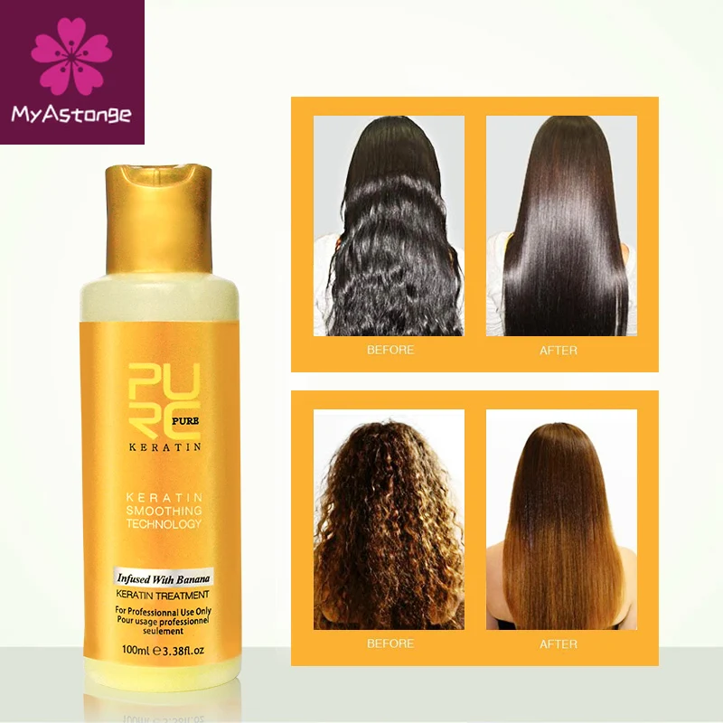 12% Banana flavor Keratin treatment Straightening hair Repair damage frizzy hair Brazilian keratin treatment 100ml
12% Banana flavor Keratin treatment Straightening hair Repair damage frizzy hair Brazilian keratin treatment 100ml