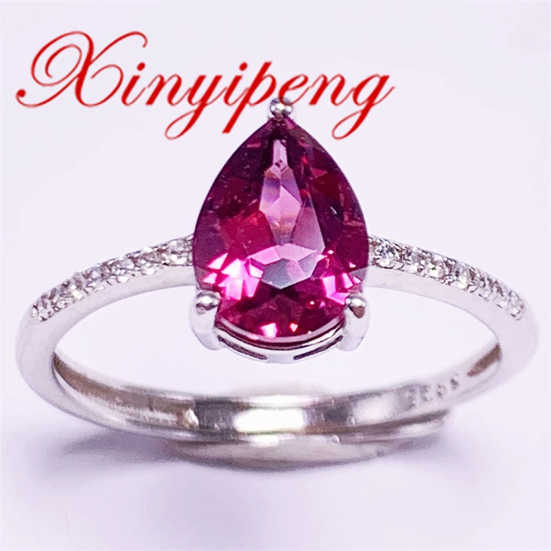 Xin Yipeng Gem Jewelry Real S925 Sterling Silver Plated White Gold Inlaid Natural Garnet Ring Fine Holiday Party Gift For Women
Xin Yipeng Gem Jewelry Real S925 Sterling Silver Plated White Gold Inlaid Natural Garnet Ring Fine Holiday Party Gift For Women