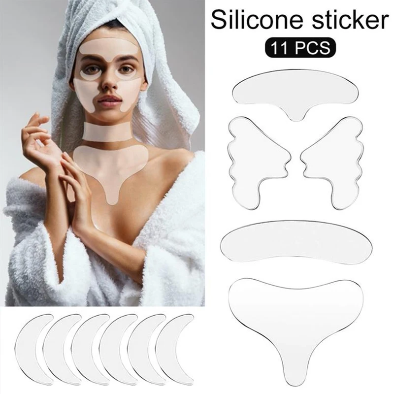 Women Reusable Silicone Wrinkle Removal Sticker Face Forehead Neck Eye Sticker Pad Anti Wrinkle Aging Skin Lifting Care Patch
Women Reusable Silicone Wrinkle Removal Sticker Face Forehead Neck Eye Sticker Pad Anti Wrinkle Aging Skin Lifting Care Patch