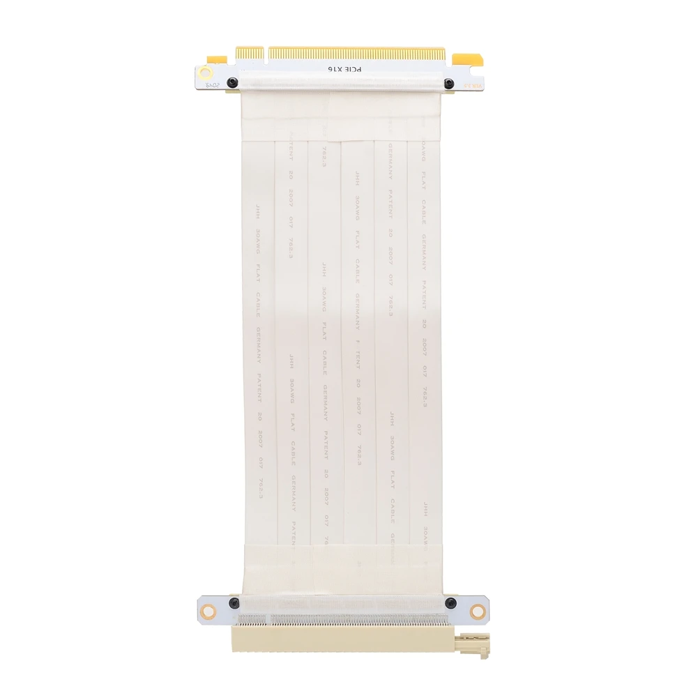 White PCI Express 16x Flexible Cable Card High Speed Extension Port Adapter Riser Card 1Slot PCIe 3.0 X16 Riser For Mining Miner
White PCI Express 16x Flexible Cable Card High Speed Extension Port Adapter Riser Card 1Slot PCIe 3.0 X16 Riser For Mining Miner