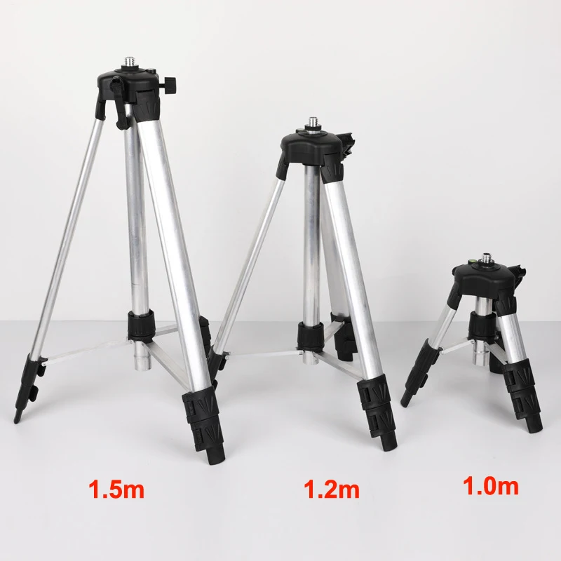 1M 1.2M 1.5M Laser Level Tripod Measure Tool Thicken Aluminum Alloy Stand Adjustable Height Bracket With 5/8" To 1/4" Adapter
1M 1.2M 1.5M Laser Level Tripod Measure Tool Thicken Aluminum Alloy Stand Adjustable Height Bracket With 5/8" To 1/4" Adapter