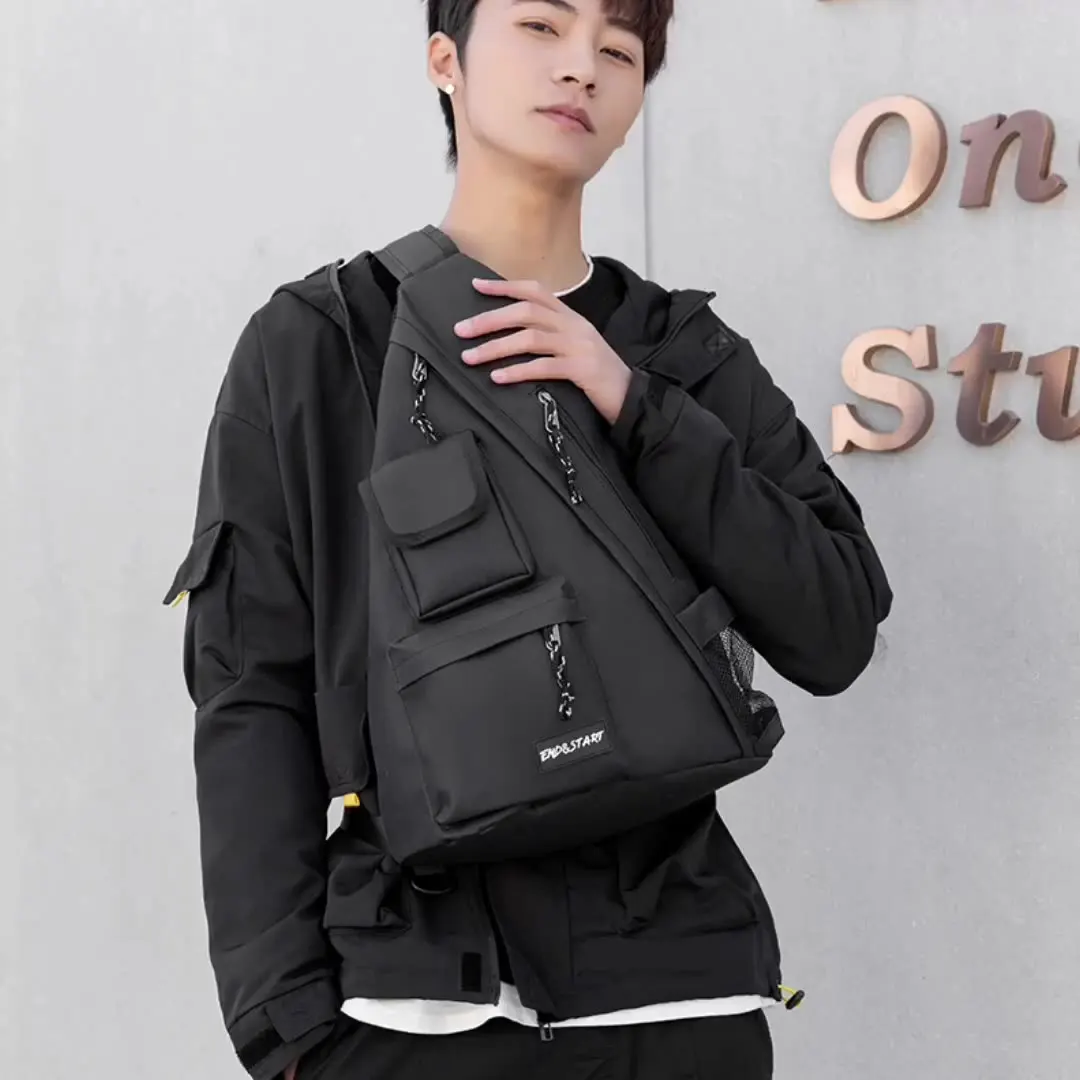 Autumn Winter Moto&Biker Style Men's Shoulder Bag Husband Large Capacity Crossbody Bag For Men Oxford Zipper Students Schoolbag
Autumn Winter Moto&Biker Style Men's Shoulder Bag Husband Large Capacity Crossbody Bag For Men Oxford Zipper Students Schoolbag