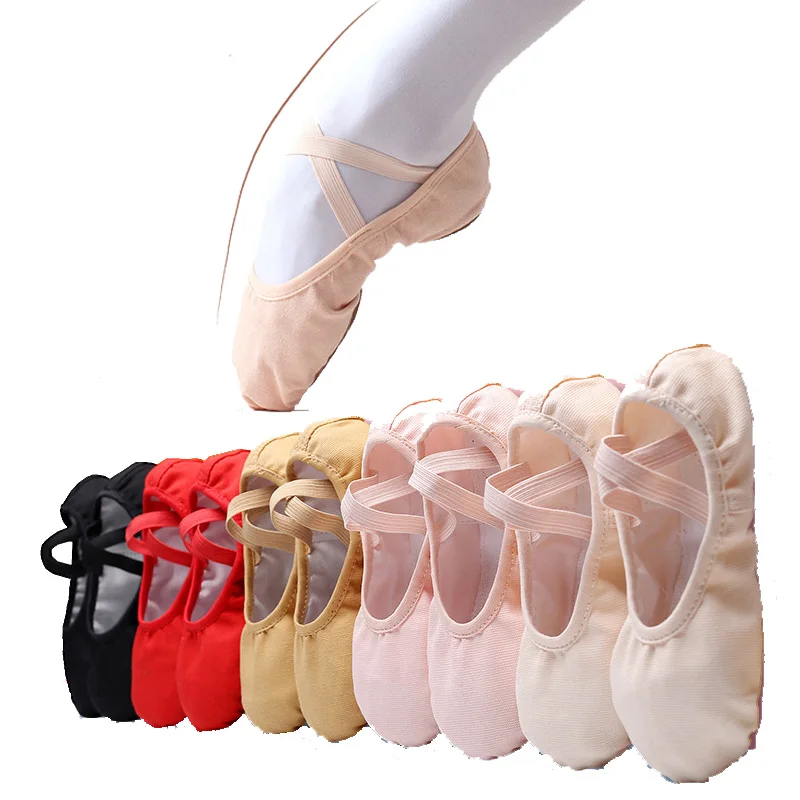 Ballet Slippers For Girls Classic Split-Sole Canvas Dance Gymnastics Baby Yoga Shoes Kids Dance shoe Women Ballerina
Ballet Slippers For Girls Classic Split-Sole Canvas Dance Gymnastics Baby Yoga Shoes Kids Dance shoe Women Ballerina