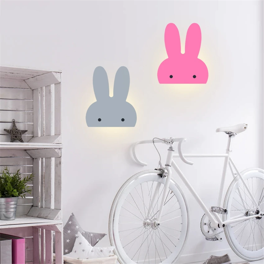 Nordic cartoon rabbit color wall lamp children bedroom living room decorated led cute girl bathroom wall sconces lights fixtures
Nordic cartoon rabbit color wall lamp children bedroom living room decorated led cute girl bathroom wall sconces lights fixtures