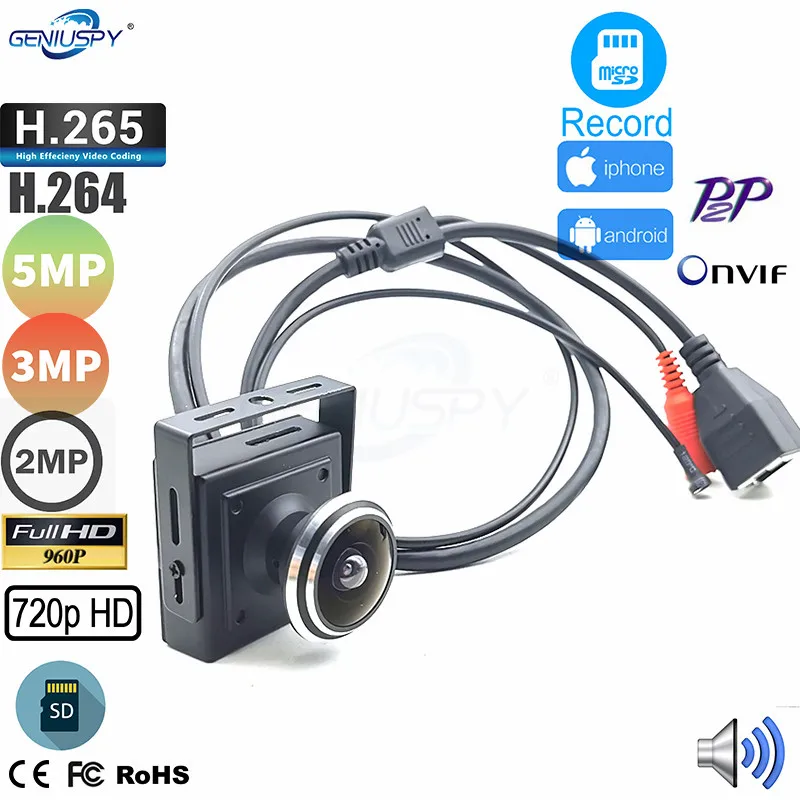 Fisheye Mini IP Camera 720P 960P 1080P HD 3MP 5MP Security Camera Camhi CCTV Surveillance Cam Micro SD Card Recording PC Browser
Fisheye Mini IP Camera 720P 960P 1080P HD 3MP 5MP Security Camera Camhi CCTV Surveillance Cam Micro SD Card Recording PC Browser