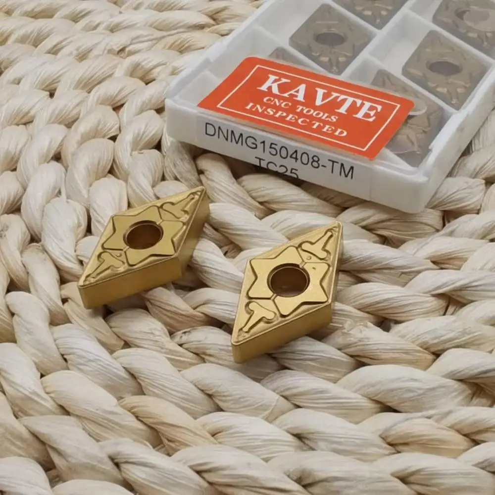 KAVTE 10 шт. DNMG150404-TM DNMG150408-TM DNMG150608-PM карбидные Токарные Вставки для MDJNR/MDUNR/MDPNN, вставки для Сталь
KAVTE 10 шт. DNMG150404-TM DNMG150408-TM DNMG150608-PM карбидные Токарные Вставки для MDJNR/MDUNR/MDPNN, вставки для Сталь