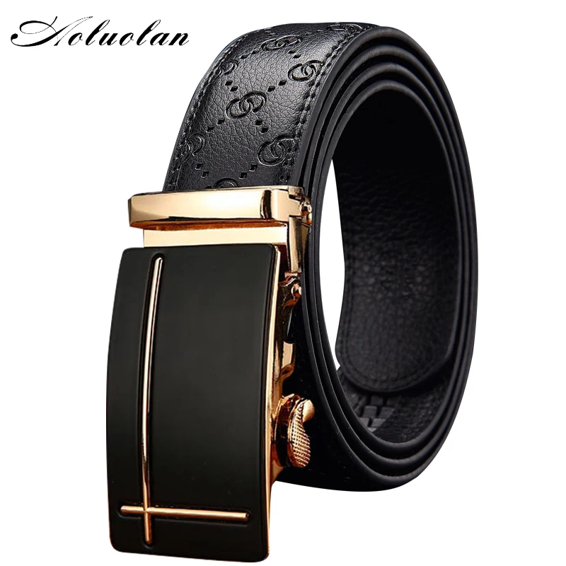 Aoluolan automatic men's belts men's leather youth belt buckle leather belt men's business attire middle-aged black
Aoluolan automatic men's belts men's leather youth belt buckle leather belt men's business attire middle-aged black