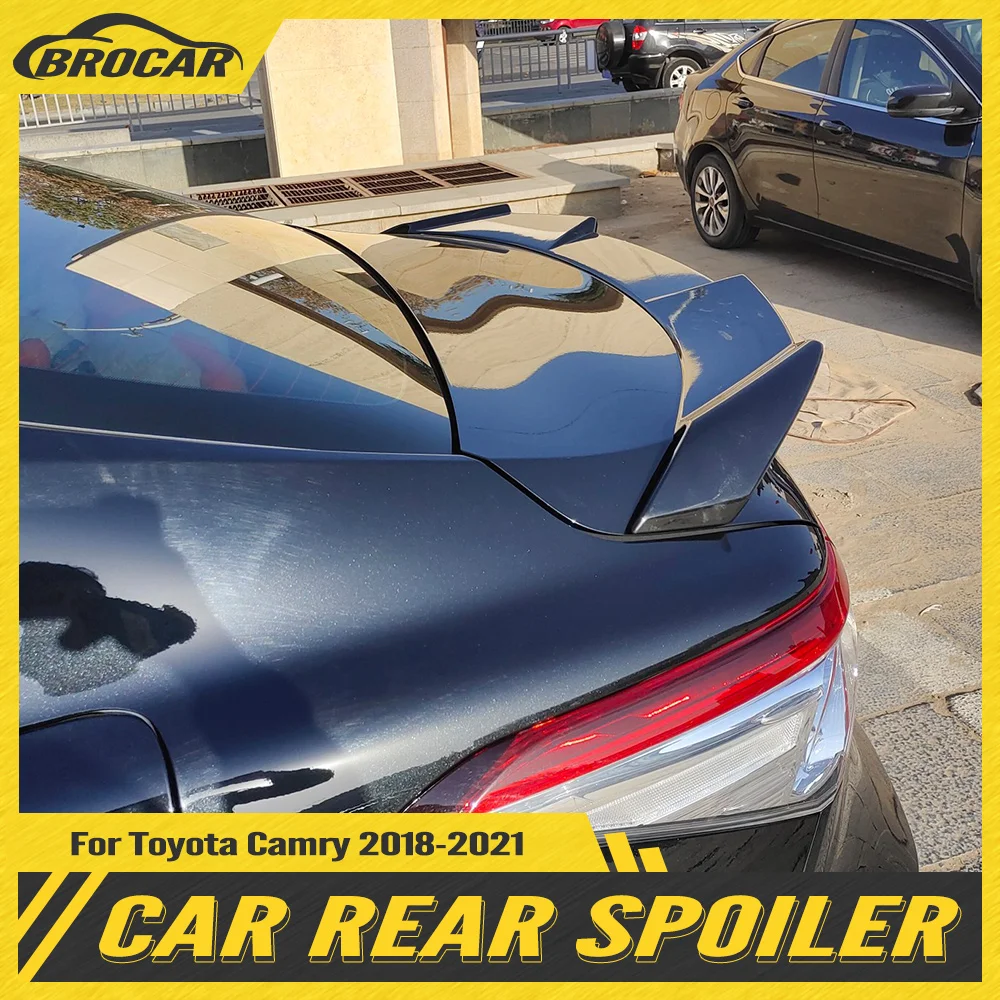 For Toyota NEW Camry Spoiler 2018-2021 ABS Plastic Material Primer Color Rear Boot Trunk Wing Rear Roof Spoiler Car Accessories
For Toyota NEW Camry Spoiler 2018-2021 ABS Plastic Material Primer Color Rear Boot Trunk Wing Rear Roof Spoiler Car Accessories