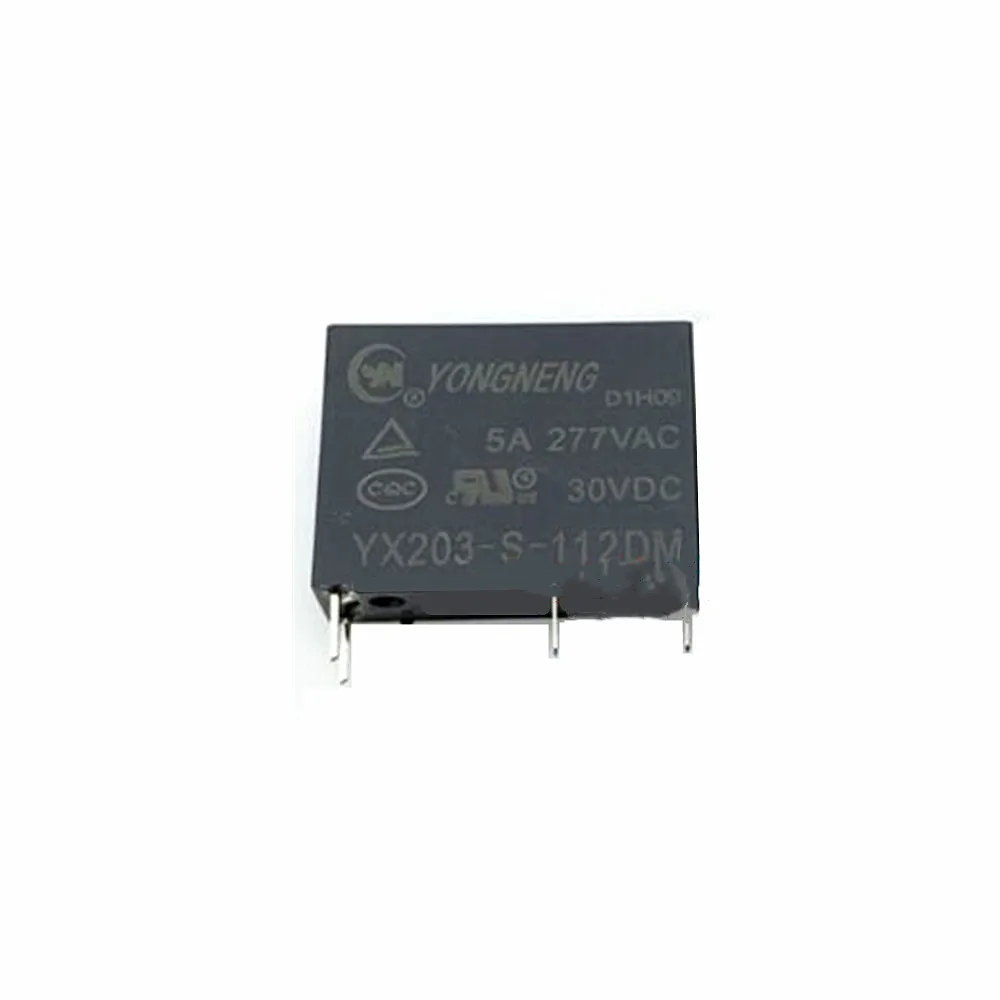 20PCS 100%Original New relay YX203-S-112DM YX203 S 112DM YX203-S-112DM 5A 12VDC 1 normally on instead of HF46F/12-HS1
20PCS 100%Original New relay YX203-S-112DM YX203 S 112DM YX203-S-112DM 5A 12VDC 1 normally on instead of HF46F/12-HS1
