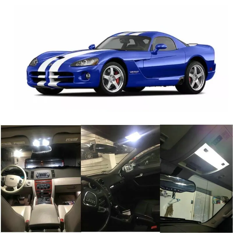 Car Interior Led Light Kit For 2006 Dodge Viper Sprinter Licnse plate Dome Map trunk Lamp bulb error free
Car Interior Led Light Kit For 2006 Dodge Viper Sprinter Licnse plate Dome Map trunk Lamp bulb error free