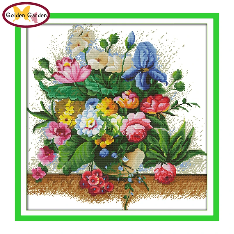 GG Flowers Blooming Joy Sunday Cross Stitch Needle Craft Counted&Stamped Canvas Rose Cross Stitch Wedding for Home Decoration
GG Flowers Blooming Joy Sunday Cross Stitch Needle Craft Counted&Stamped Canvas Rose Cross Stitch Wedding for Home Decoration