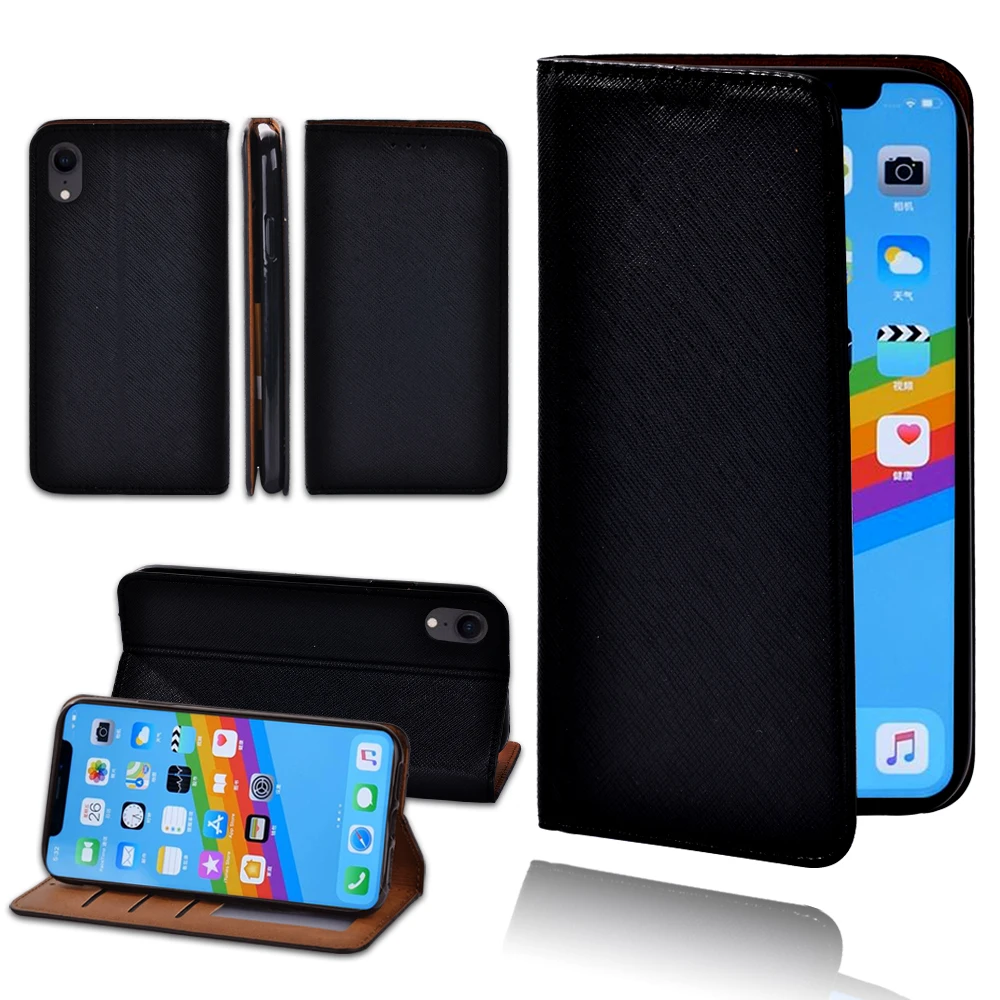Mobile Phone Leather Pu Case for Apple IPHONE XR / IPHONE9 6.1inch Flip Case Solid Color Shockproof Protective Shell
Mobile Phone Leather Pu Case for Apple IPHONE XR / IPHONE9 6.1inch Flip Case Solid Color Shockproof Protective Shell