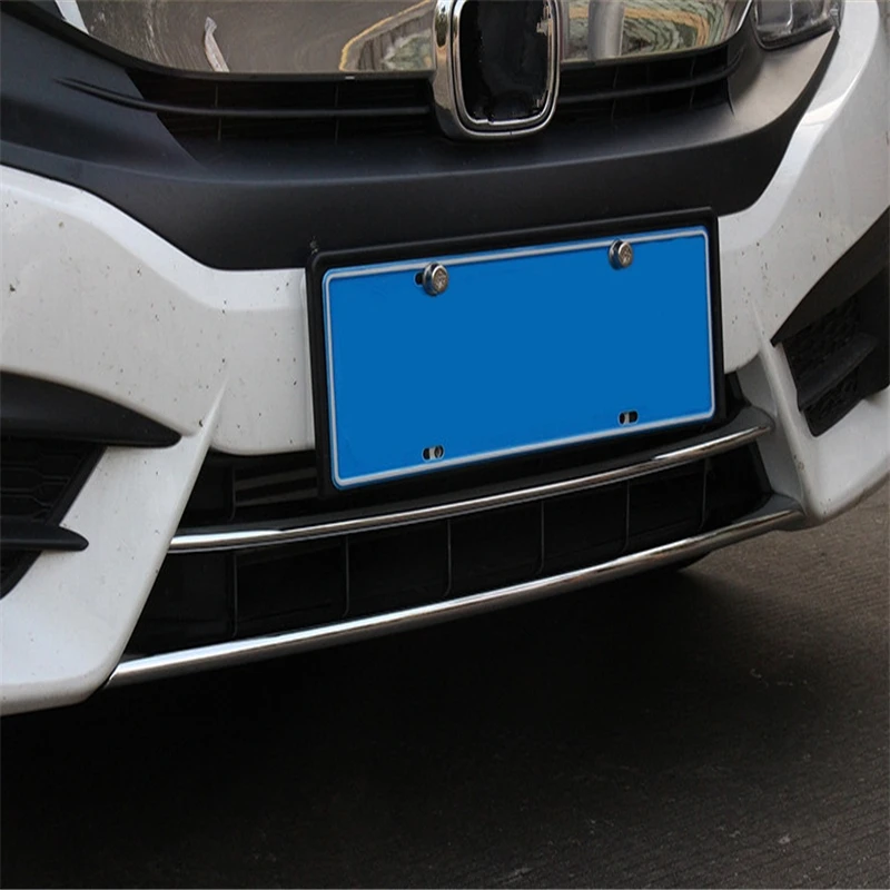 WELKINRY car auto cover For Honda Civic 2016 2017 2018 generation 10 ABS chrome front head bumper lower grille trim
WELKINRY car auto cover For Honda Civic 2016 2017 2018 generation 10 ABS chrome front head bumper lower grille trim