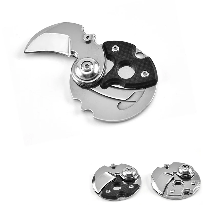 EDC Safety Coin Keychain Knife Pocket Foldable Knife Outdoor Camp Hunting Knife Self defense Mini Blade Personal Survival Tool
EDC Safety Coin Keychain Knife Pocket Foldable Knife Outdoor Camp Hunting Knife Self defense Mini Blade Personal Survival Tool
