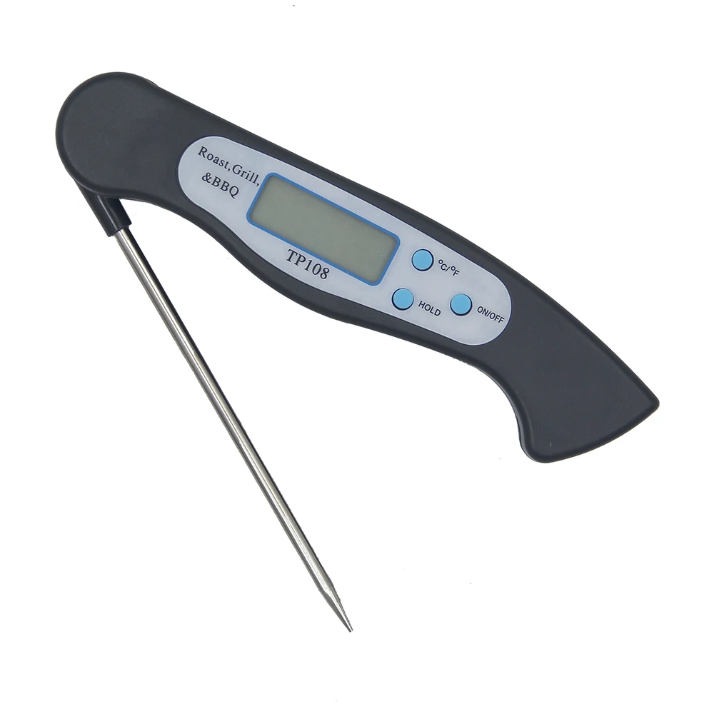Foldable Food Thermometer Programmed Digital Kitchen Food Cooking BBQ Meat Fork Barbecue Probe Type Temperature Gauge TP108
Foldable Food Thermometer Programmed Digital Kitchen Food Cooking BBQ Meat Fork Barbecue Probe Type Temperature Gauge TP108