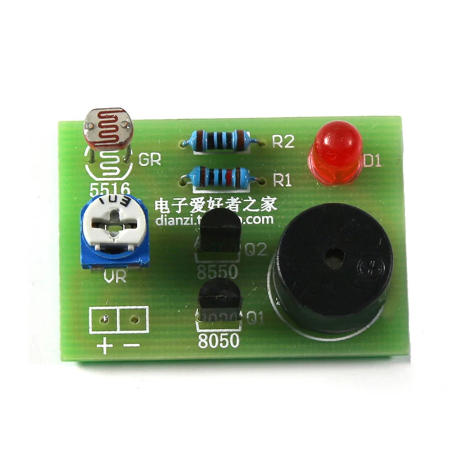 Photosensitive Sound Light Alarm DIY Kit Electronic Production Invention Assembly Sound and Light Sensor Module Device Suite
Photosensitive Sound Light Alarm DIY Kit Electronic Production Invention Assembly Sound and Light Sensor Module Device Suite