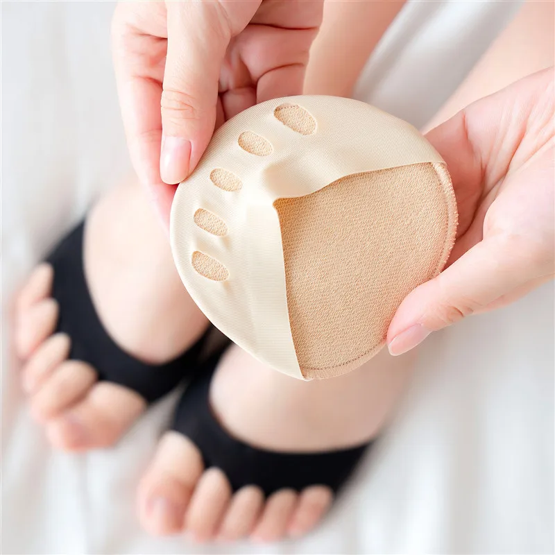Summer Women's Five Finger Socks Forefoot Pad High Heels Half Insole Calluses Foot Pain Care Absorbing Impact Socks Toe Pad
Summer Women's Five Finger Socks Forefoot Pad High Heels Half Insole Calluses Foot Pain Care Absorbing Impact Socks Toe Pad