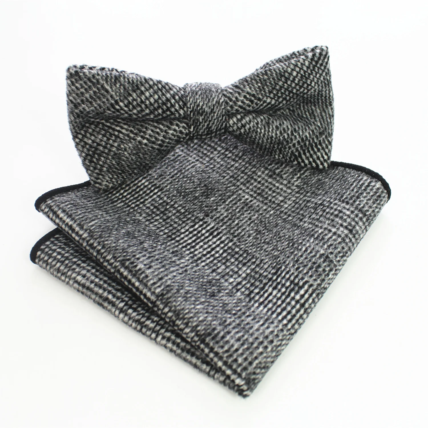 Ricnais Classic High Quality Gray Woolen Solid Bow Tie Set Tie&handkerchief Wedding Business Party Gift Skinny Cravats Set
Ricnais Classic High Quality Gray Woolen Solid Bow Tie Set Tie&handkerchief Wedding Business Party Gift Skinny Cravats Set