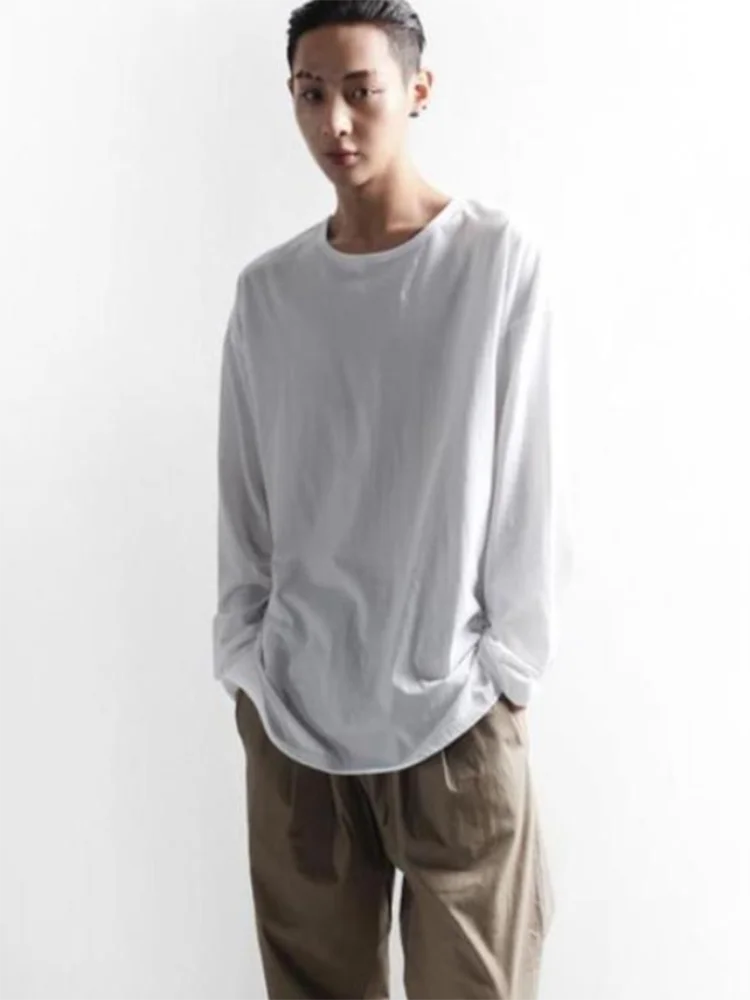 Men's Long Sleeve Spring And Autumn New Yamamoto Style Pure Color Loose Fashion Large Size Long Sleeve T-Shirt
Men's Long Sleeve Spring And Autumn New Yamamoto Style Pure Color Loose Fashion Large Size Long Sleeve T-Shirt