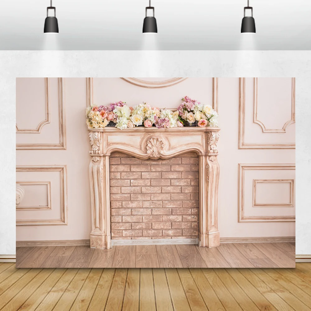 Laeacco Chic Wall Fireplace Flowers Photography Backdrops Photo Backgrounds Baby Birthday Portrait Photocall Christmas Photozone
Laeacco Chic Wall Fireplace Flowers Photography Backdrops Photo Backgrounds Baby Birthday Portrait Photocall Christmas Photozone