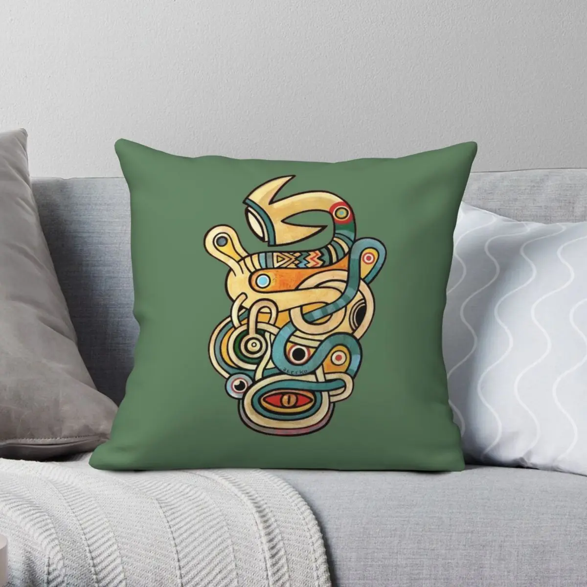 The Eye And The Spirit Square Pillowcase Polyester Linen Velvet Pattern Zip Decor Car Cushion Case Wholesale 45x45
The Eye And The Spirit Square Pillowcase Polyester Linen Velvet Pattern Zip Decor Car Cushion Case Wholesale 45x45