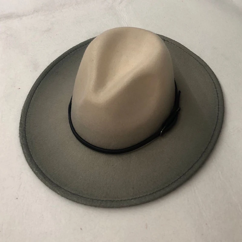 fedoras hat Unisex Wide Brim Gradient color designed luxury vintage artificial jazz cap Black Derby panama church Men winter hat
fedoras hat Unisex Wide Brim Gradient color designed luxury vintage artificial jazz cap Black Derby panama church Men winter hat
