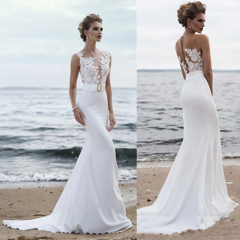 Wedding Dresses Mermaid Bridal Gown Scoop Neck Lace Applique Princess Vestidos De Novia Vestido De Novia Свадебное платье Dress
Wedding Dresses Mermaid Bridal Gown Scoop Neck Lace Applique Princess Vestidos De Novia Vestido De Novia Свадебное платье Dress