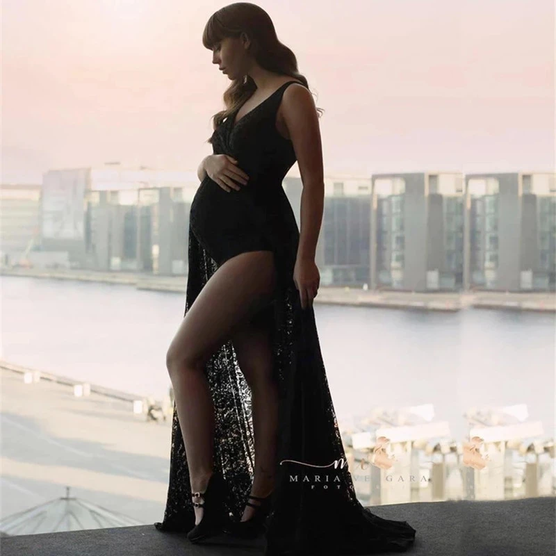 2023 Sleeveless Lace Pregnancy Photography Bodysuit Dress Maternity Outfit Jumpsuit Dress For Photo Shoot V-neck
2023 Sleeveless Lace Pregnancy Photography Bodysuit Dress Maternity Outfit Jumpsuit Dress For Photo Shoot V-neck