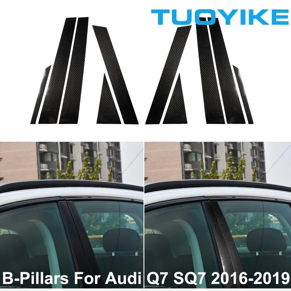 Car Styling Exterior Parts Real Carbon Fiber Window B/C-Pillars Moulding Cover Trim Decal Sticker For Audi Q7 SQ7 4M 2016-2019
Car Styling Exterior Parts Real Carbon Fiber Window B/C-Pillars Moulding Cover Trim Decal Sticker For Audi Q7 SQ7 4M 2016-2019