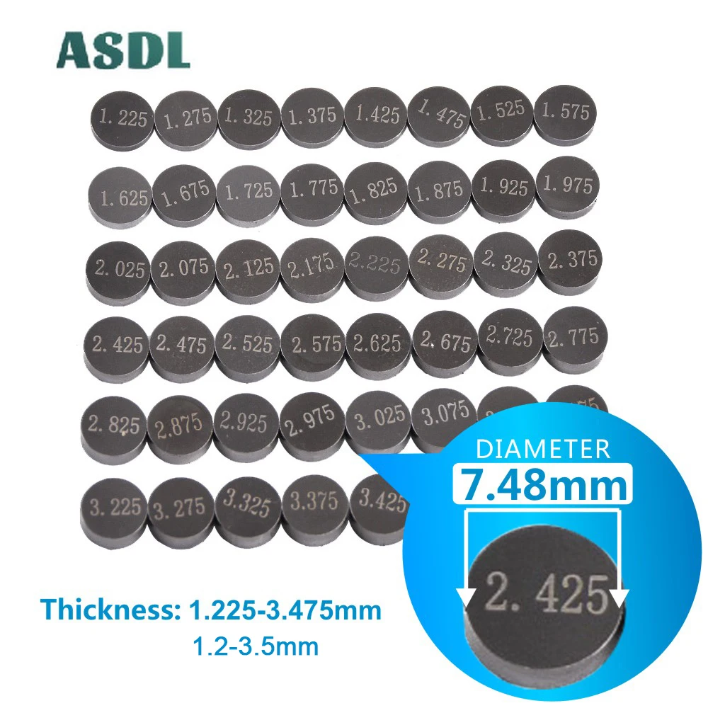 Diameter 7.48mm Motorcycle Adjustable Valve Shim Gasket Pad Kit Shims For Honda For Suzuki For Kawasaki For Yamaha
Diameter 7.48mm Motorcycle Adjustable Valve Shim Gasket Pad Kit Shims For Honda For Suzuki For Kawasaki For Yamaha