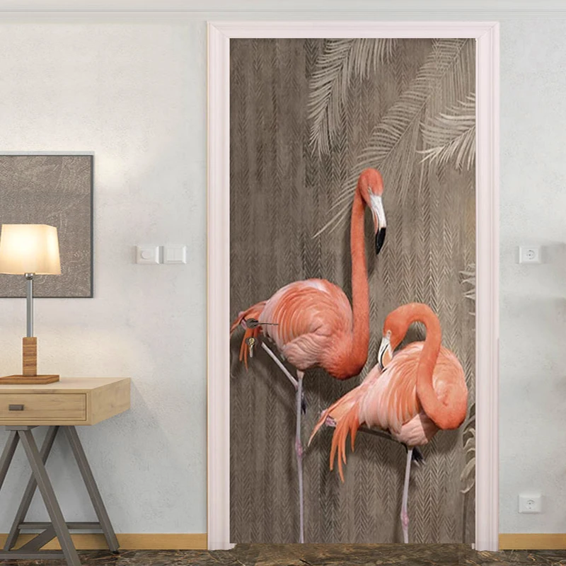 Door Sticker 3D Tropical Plant Forest Flamingo Animal Wallpaper Living Room Bedroom Door Decal Decor PVC Self-Adhesive Stickers
Door Sticker 3D Tropical Plant Forest Flamingo Animal Wallpaper Living Room Bedroom Door Decal Decor PVC Self-Adhesive Stickers