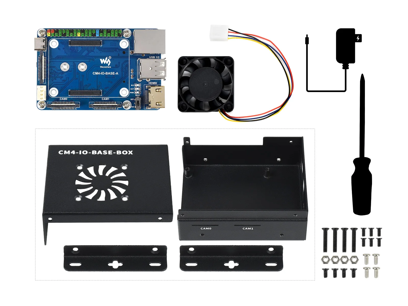 CM4 compute module mini host,CM4-IO-BASE-A (Lite Ver.) Inside, With Cooling Fan,Fast And Easy To Build A Mini-Computer,
CM4 compute module mini host,CM4-IO-BASE-A (Lite Ver.) Inside, With Cooling Fan,Fast And Easy To Build A Mini-Computer,