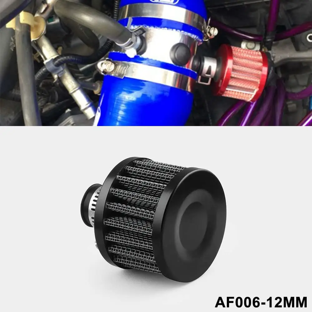 12mm Car Air Filter for Car Cold Air Intake High Flow Crankcase Vent Cover Mini Breather Filters Universal
12mm Car Air Filter for Car Cold Air Intake High Flow Crankcase Vent Cover Mini Breather Filters Universal