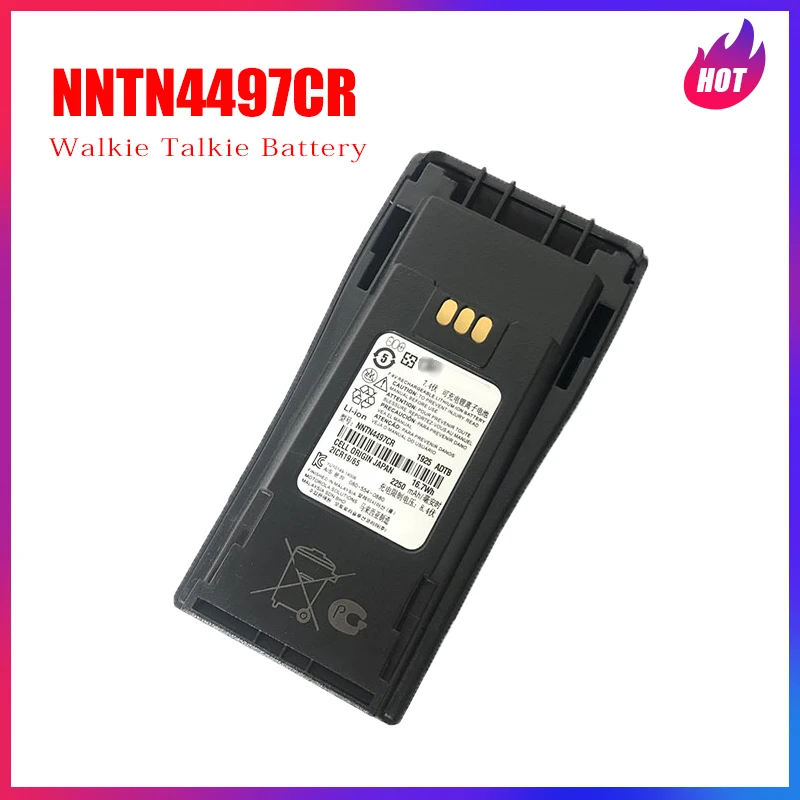 NNTN4497CR Battery 2500mAh MotoralaWalkie Talkie Battery Compatible for CP140 CP040 CP200 CP380 CP160 EP450 GP3688 Two Way Radio
NNTN4497CR Battery 2500mAh MotoralaWalkie Talkie Battery Compatible for CP140 CP040 CP200 CP380 CP160 EP450 GP3688 Two Way Radio