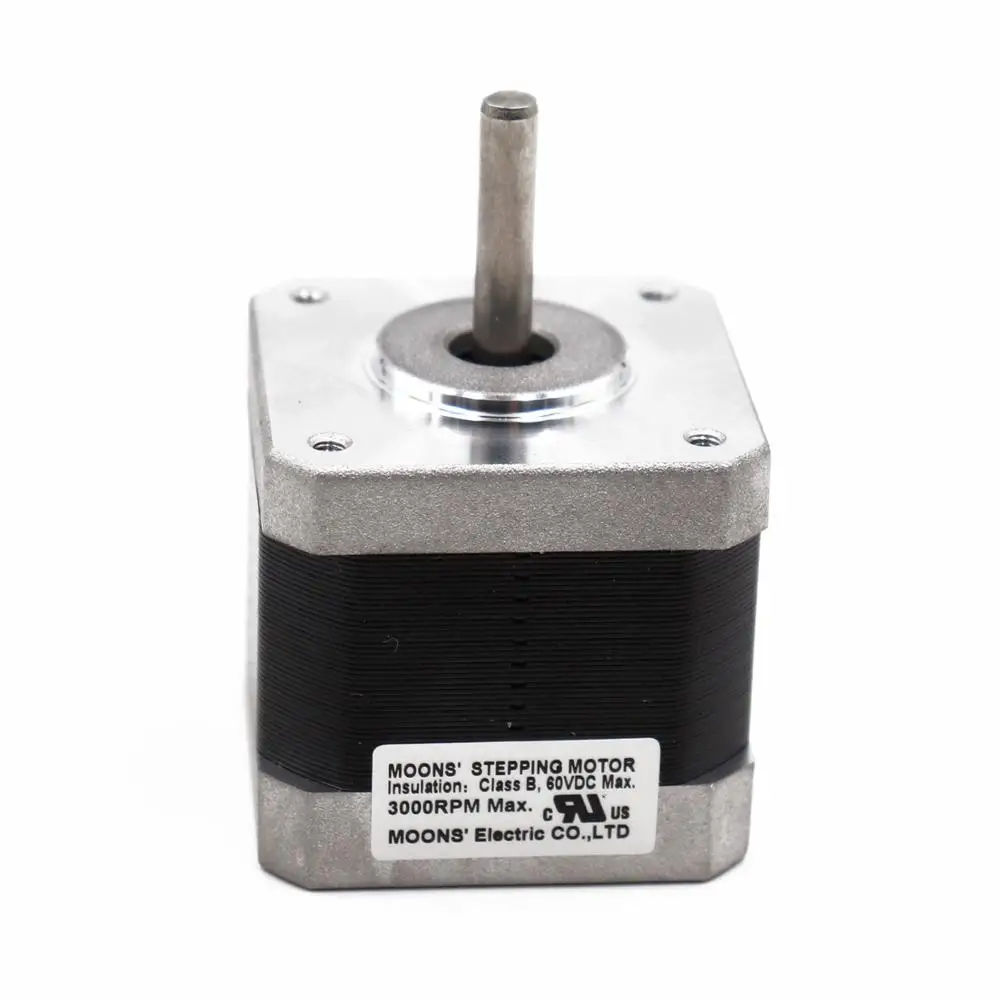 Blurolls Moons MS17HD2P4100 stepper motor for Prusa i3 MK2S/MK3/MK3S 3d printer X/Y axis and extruder 1A 0.48Nm
Blurolls Moons MS17HD2P4100 stepper motor for Prusa i3 MK2S/MK3/MK3S 3d printer X/Y axis and extruder 1A 0.48Nm