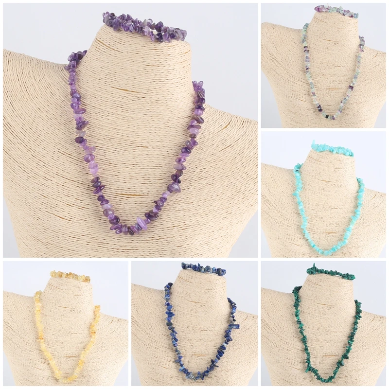 Natural Stone Labradorite Tiger Eye Amazonite Crystal Stone Chip Beads Necklace Beaded Bracelets Set For Women Men Jewelry
Natural Stone Labradorite Tiger Eye Amazonite Crystal Stone Chip Beads Necklace Beaded Bracelets Set For Women Men Jewelry