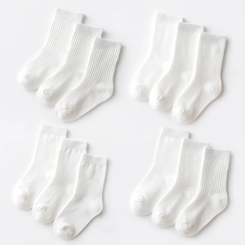 3 Pairs Lot Kids Cotton White Socks Spring Autumn Winter Children Toddle Girl Boy Short Sport Knit School Socks Baby Accessories
3 Pairs Lot Kids Cotton White Socks Spring Autumn Winter Children Toddle Girl Boy Short Sport Knit School Socks Baby Accessories