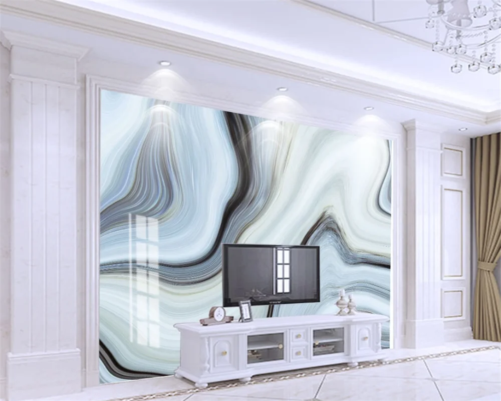 beibehang Customized blue beautiful abstract landscape marble TV background wallpaper papel de parede 3d wallpaper
beibehang Customized blue beautiful abstract landscape marble TV background wallpaper papel de parede 3d wallpaper