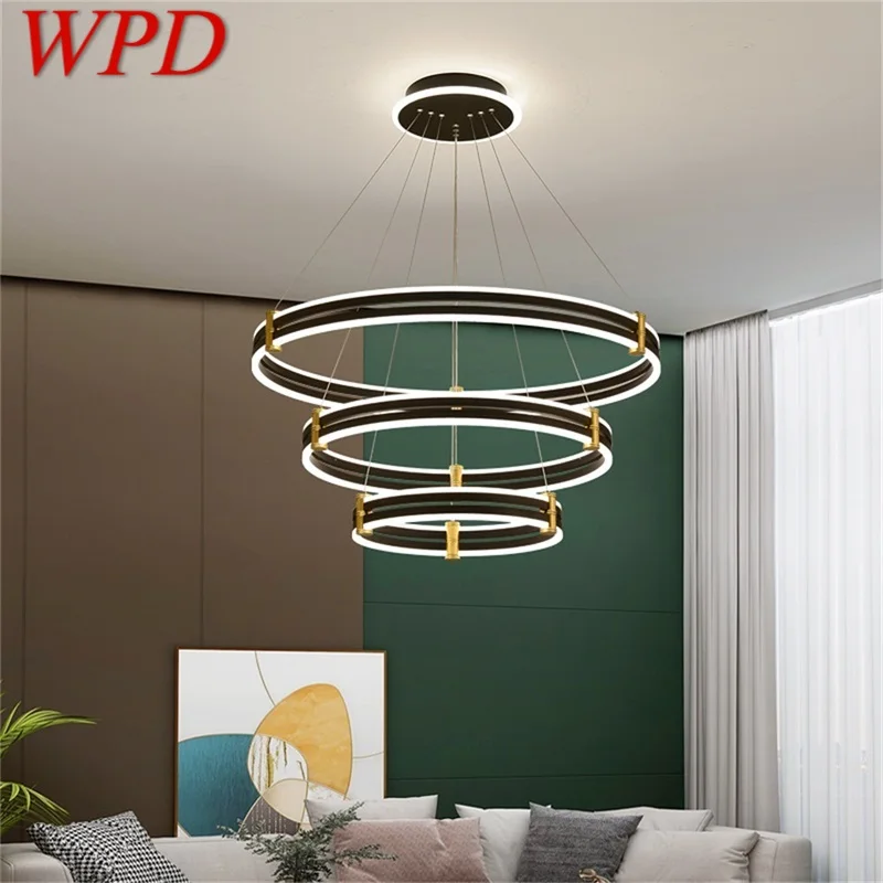 WPD Nordic Pendant Lights Contemporary Black Luxury Round LED Lamp Fixture For Home Decoration
WPD Nordic Pendant Lights Contemporary Black Luxury Round LED Lamp Fixture For Home Decoration