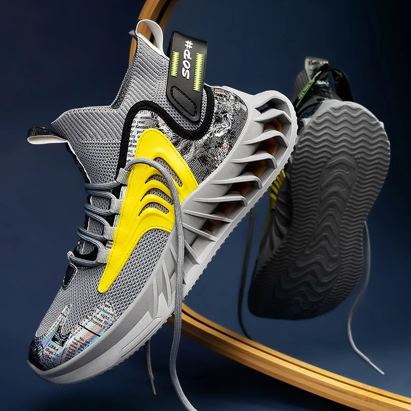 High-top men's basketball shoes breathable men's casual shoes stable cushion running shoes large cushioning blade running shoes
High-top men's basketball shoes breathable men's casual shoes stable cushion running shoes large cushioning blade running shoes