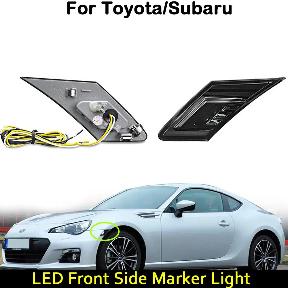 LED side marker lamp Turn Signal Light For Subaru BRZ Toyota GT86 Scion Car front amber Running Position lights
LED side marker lamp Turn Signal Light For Subaru BRZ Toyota GT86 Scion Car front amber Running Position lights