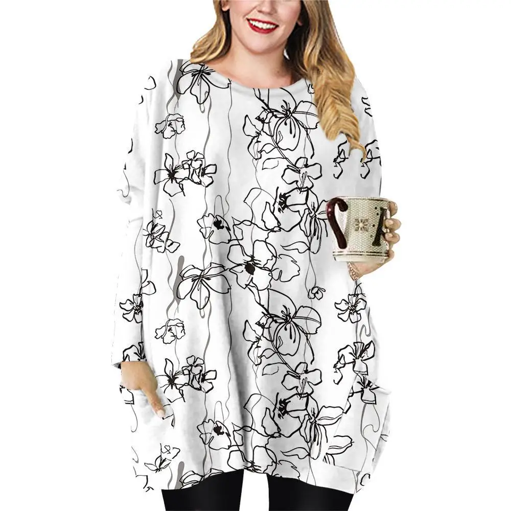 Fashion Loose Spring Summer Floral Print Sexy O-neck Long Sleeve Women Beach Dress Ladies dress Comfortable
Fashion Loose Spring Summer Floral Print Sexy O-neck Long Sleeve Women Beach Dress Ladies dress Comfortable