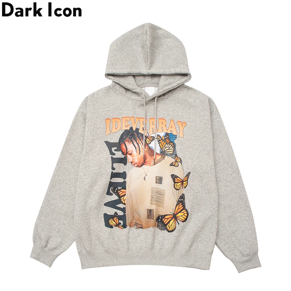 Dark Icon High Street Men's Sweatshirts and Hoodies Streetwear Fleece Hooded Man Rap Rock Hoodie Black Grey
Dark Icon High Street Men's Sweatshirts and Hoodies Streetwear Fleece Hooded Man Rap Rock Hoodie Black Grey
